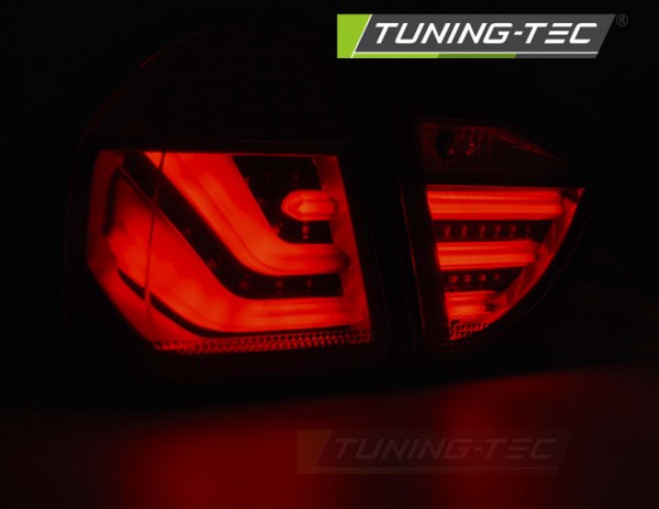 LED Lightbar Rückleuchten für BMW E91 LCI Touring Bj. 08-12 Rot/Smoke
