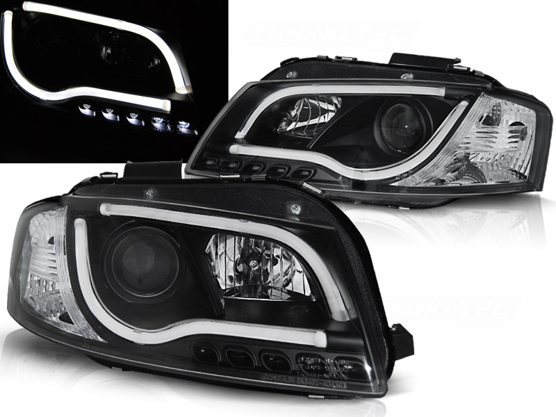 Scheinwerfer LED Tagfahrlicht Optik für Audi A3 8P 8PA Bj. 04-08