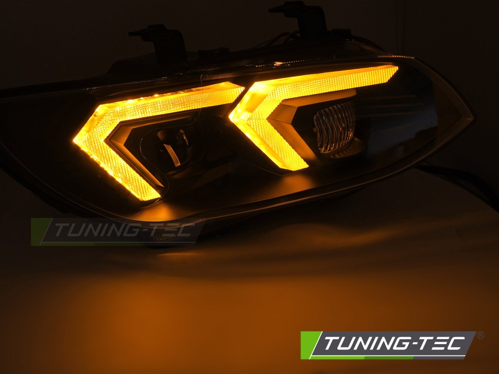 Xenon Scheinwerfer LED Tagfahrlicht für BMW E92 E93 ohne AFS Bj. 10-13 Schwarz