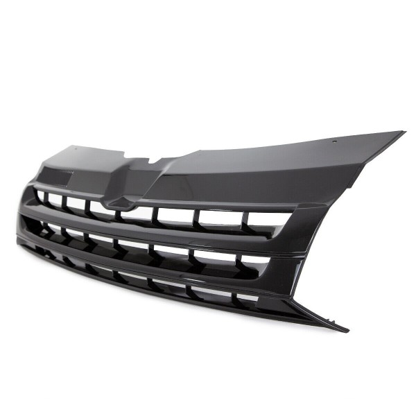 Kühlergrill ohne Emblem für VW T5 GP Facelift Bj. 2009-2015 Schwarz Hochglanz
