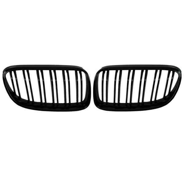 Nieren Kühlergrill für BMW E92 E93 LCI Bj. 2010-2013 Schwarz Doppelsteg Klavierlack