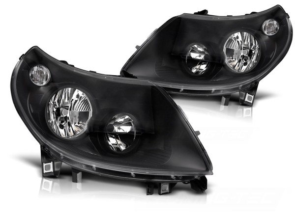 Scheinwerfer für Fiat Ducato Peugeot Boxer Citroen Jumper Bj. 10-14 Schwarz