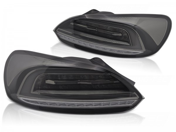 LED Lightbar Rückleuchten für VW Scirocco 3 (III) Bj. 08-14 Smoke mit dynamischen Blinker