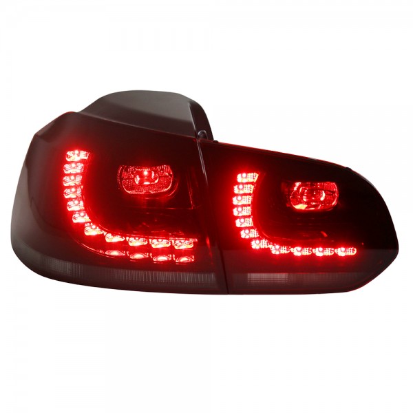 LED Rückleuchten für VW Golf 6 (VI) Bj. 08-12 Rot/Smoke
