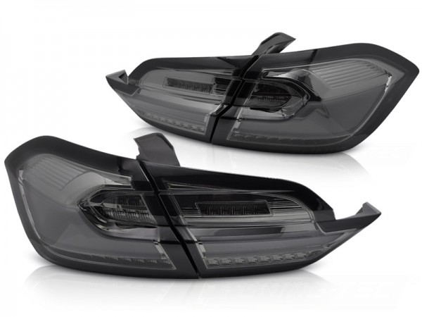 Voll LED Lightbar Rückleuchten für Ford Fiesta MK8 Bj. 17-23 Smoke