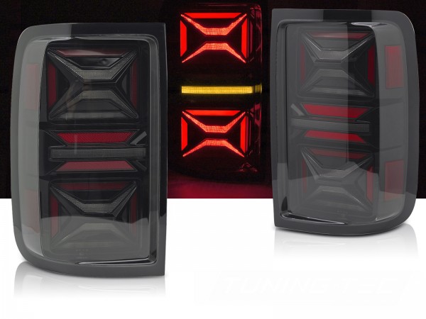 LED Lightbar Rückleuchten für VW Amarok I Bj. 10-20 Smoke