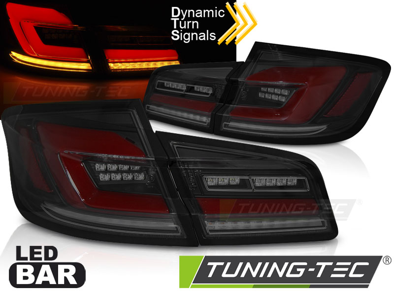 Voll LED Lightbar Rückleuchten für BMW F10 Limo Bj. 10-16 Smoke