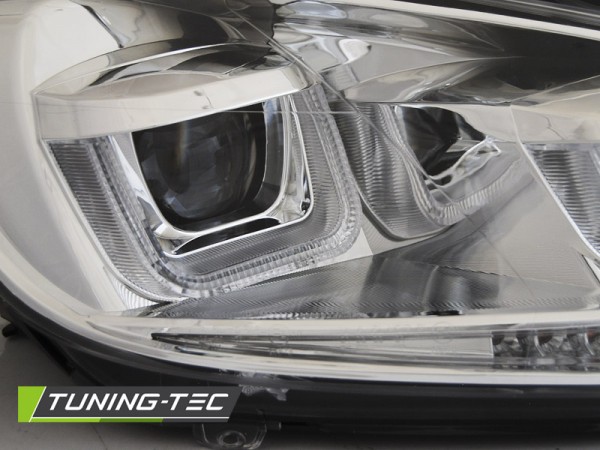 Scheinwerfer DRL LED Tagfahrlicht für VW Golf 6 Bj. 08-13 Chrom mit dynamischem Blinker
