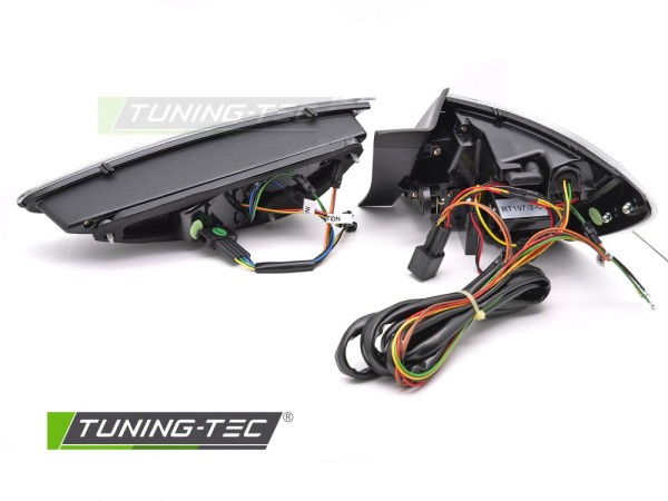 LED Lightbar Rückleuchten für Seat Leon 5F Bj. 12-16 Rot/Smoke (für Halogen)