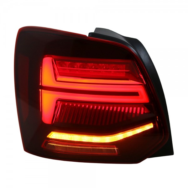 LED Lightbar Rückleuchten für VW Polo 6R 6C Bj. 09-17 Rot