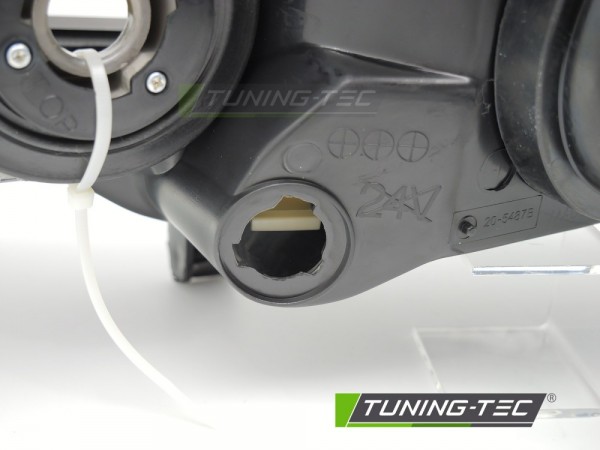 Scheinwerfer Halogen Links für Opel Astra G Bj. 98-05 Schwarz LWR H7 HB3 TYC