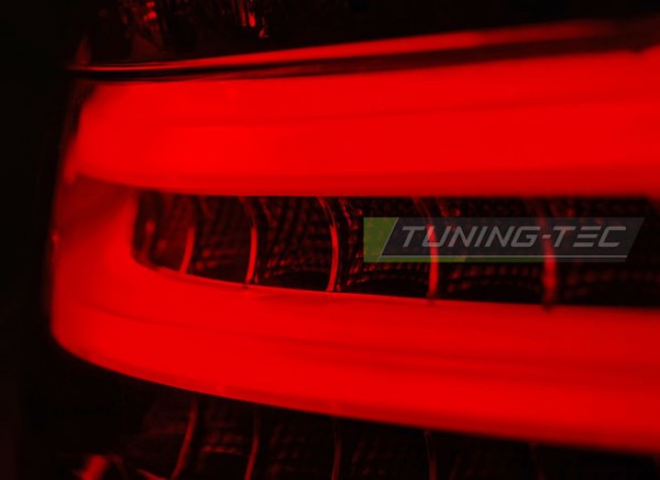 LED Lightbar Rückleuchten für BMW E92 Coupe Bj. 06-10 Rot/Chrom LCI Optik