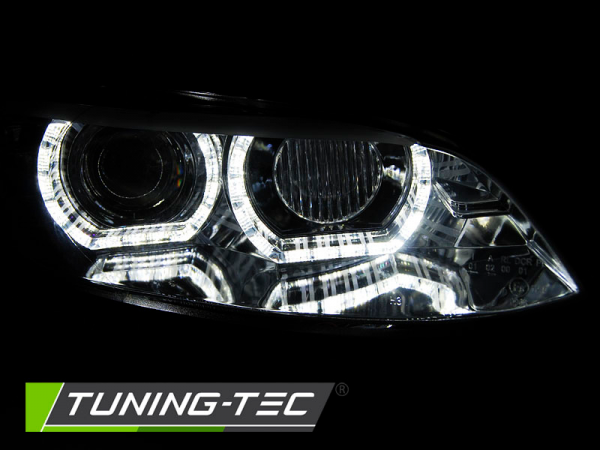 Xenon Scheinwerfer DRL LED Tagfahrlicht für BMW E92 E93 mit AFS Bj. 05-10 Chrom
