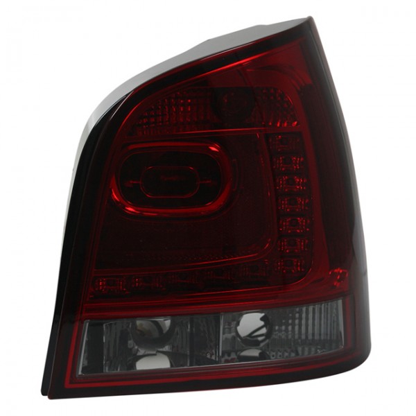 LED Rückleuchten in 6R Look für VW Polo 9N3 Bj. 05-09 Rot/Smoke