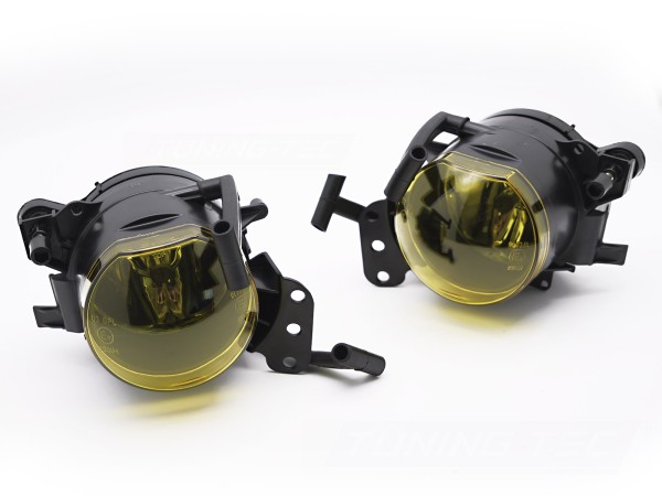 Nebelscheinwerfer NSW Set Gelb für 5er BMW E60 E61 Bj. 03-10 mit M-Paket