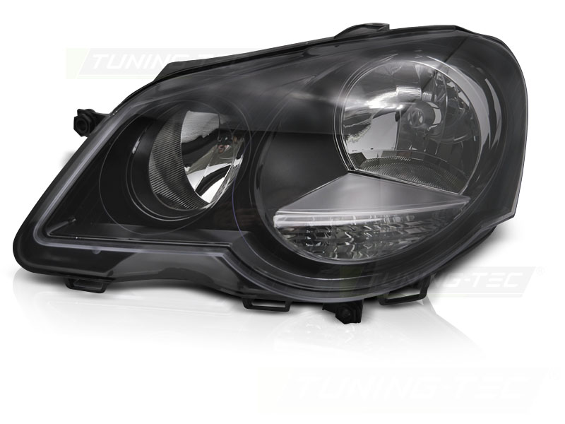 Scheinwerfer Halogen Set für VW Polo 9N3 Bj. 05-09 inkl. GTI Stellmotor H1 H7