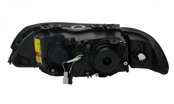 Xenon Scheinwerfer Angel Eyes für BMW 5er E39 Facelift Bj. 00-03 Schwarz