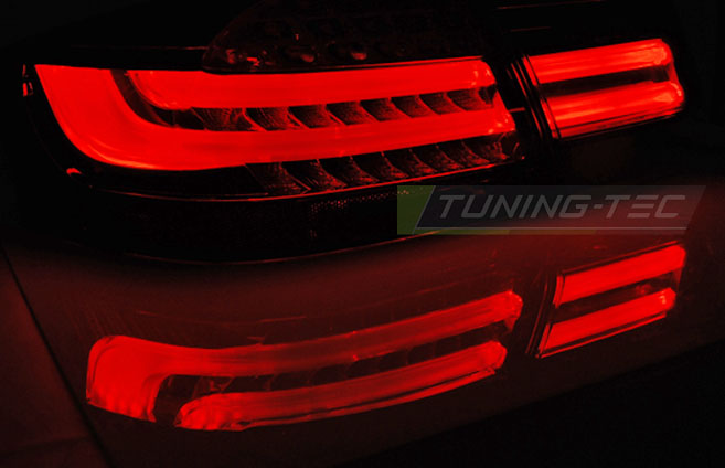 LED Lightbar Rückleuchten für BMW E92 Coupe Bj. 06-10 Rot/Chrom LCI Optik