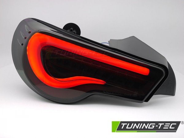 LED Lightbar Rückleuchten für Toyota GT86 Bj. 12-21 Rot/Smoke dynamischer Blinker