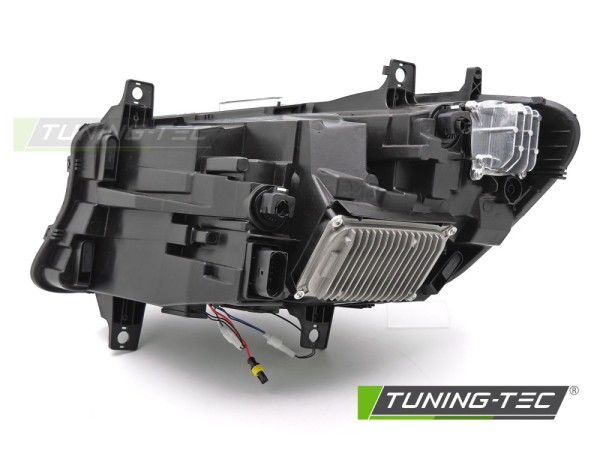 LED Scheinwerfer Tagfahrlicht für Mercedes Sprinter W907 W910 Bj. 18-23 Schwarz / Chrom