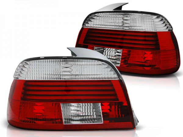 LED Rückleuchten für BMW E39 Limo Bj. 00-03 Rot/Chrom