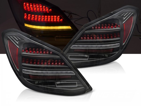 Voll LED Rückleuchten für Mercedes C-Klasse W205 Limo Bj. 14-21 Schwarz Rot OE LED