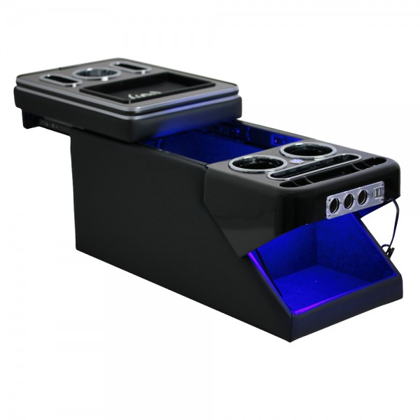 Staufach Mittelkonsole für Mercedes Vito / V-Klasse W447 mit LED Beleuchtung USB und Induktion