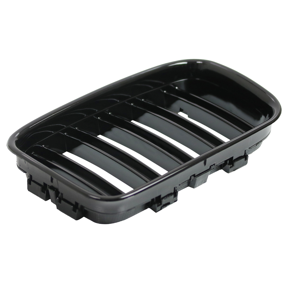 Nieren Kühlergrill Frontgrill für BMW E36 Bj. 91-96 Schwarz Klavierlack Doppelsteg
