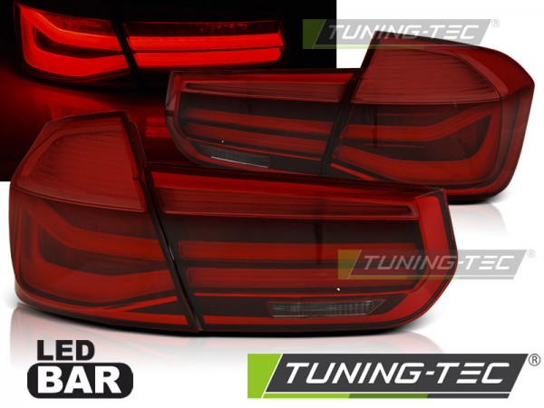 LED Lightbar Rückleuchten für BMW F30 Limo Bj. 11-15 Rot