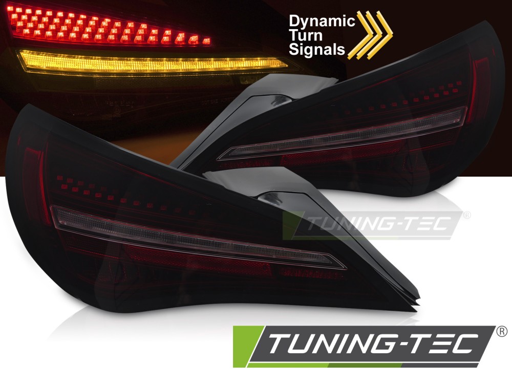 Voll LED Rückleuchten für Mercedes CLA C117 Bj. 13-19 Rot Smoke OE LED