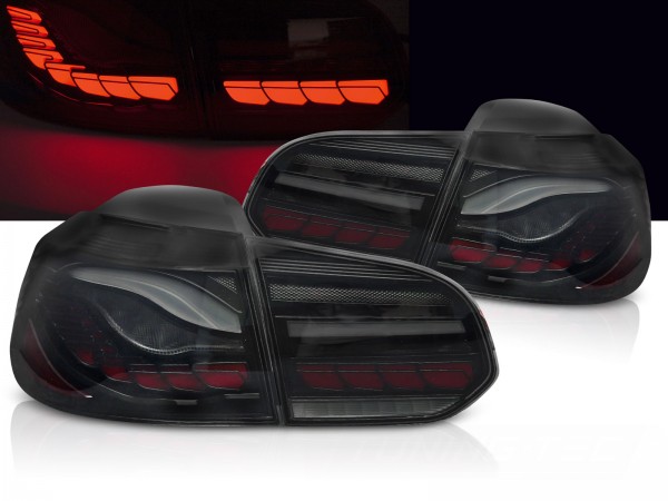 Voll LED Rückleuchten für VW Golf 6 VI Bj. 08-12 Schwarz in OLED Technik