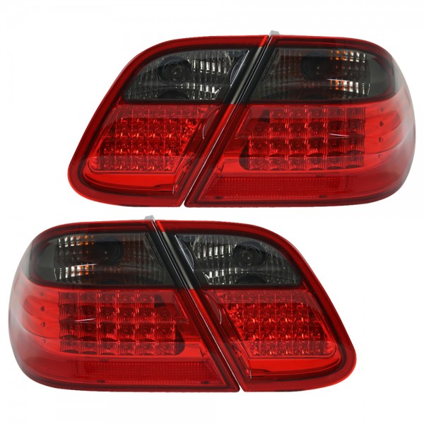 LED Rückleuchten für Mercedes CLK W208 Bj. 97-02 Rot/Smoke
