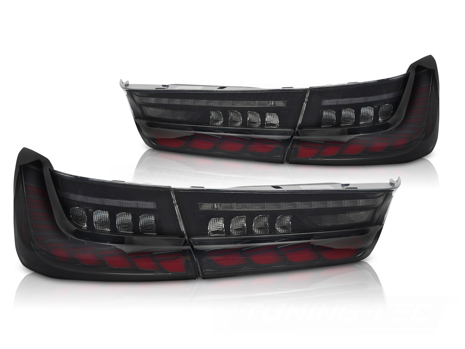LED Rückleuchten für BMW 3er G20 Bj. 19-22 Smoke dynamischer Blinker in OLED Technik