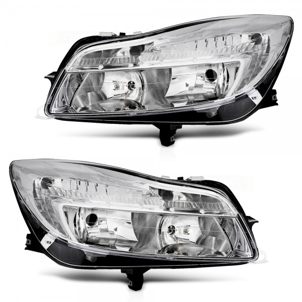 Scheinwerfer Halogen Set für Opel Insignia A Bj. 08-13 Stellmotor H1 H7