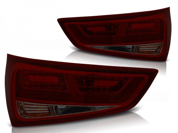 LED Lightbar Rückleuchten für Audi A1 + Sportback Bj. 10-14 Rot/Smoke