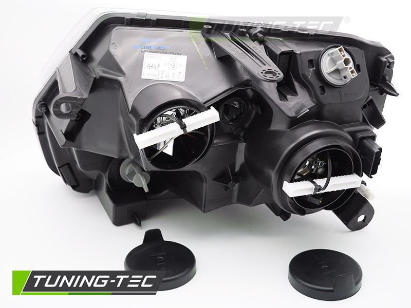 Scheinwerfer Halogen Rechts für Dacia Duster H79 Bj. 13-15 DRL H1 H7 Schwarz