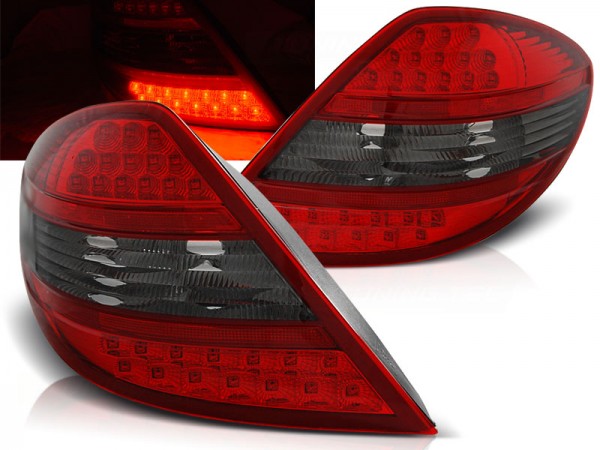LED Rückleuchten für Mercedes SLK R171 Bj. 04-11 Rot/Smoke