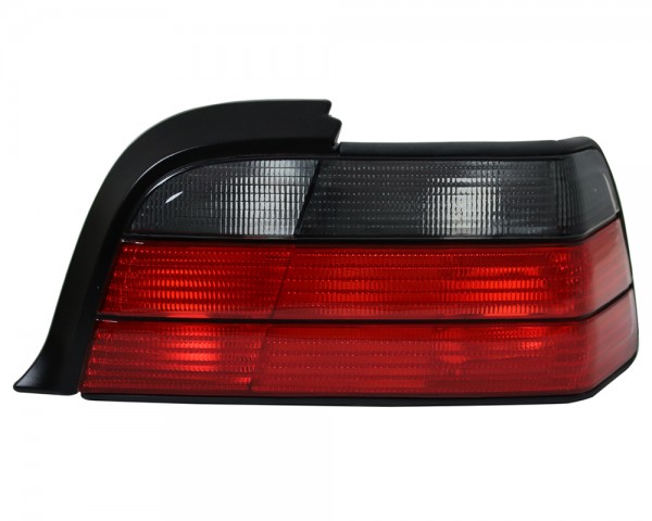 Rückleuchten Klarglas für BMW E36 Coupe Cabrio Bj. 92-99 Rot/Smoke