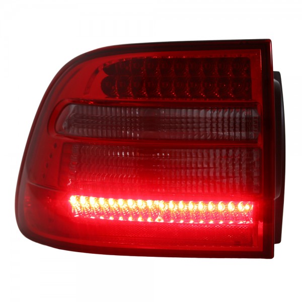 LED Rückleuchten für Porsche Cayenne 955 9PA Bj. 02-07 Rot/Smoke