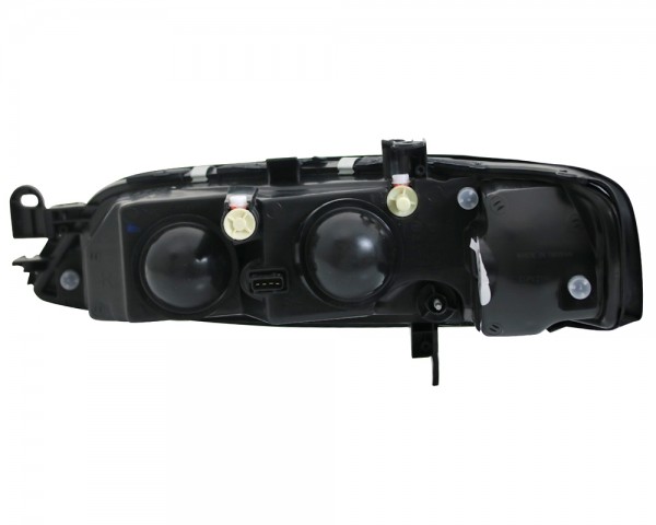 Scheinwerfer Klarglas für Opel Vectra B Facelift Bj. 99-02 Schwarz