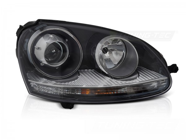 Scheinwerfer Xenon Rechts für VW Golf 5 + GTI Jetta 3 Bj. 03-09 Motor D2S Schwarz