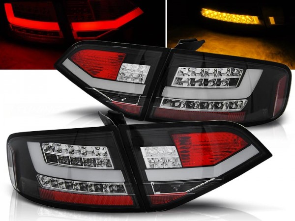 LED Lightbar Rückleuchten für Audi A4 B8 (8K) Limo Bj. 08-11 Schwarz