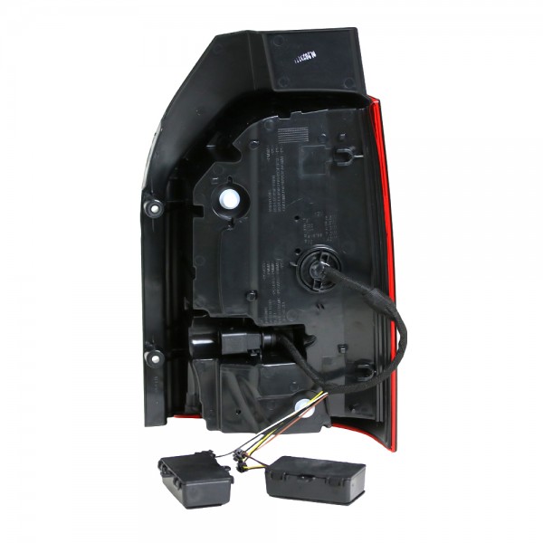 Voll LED Lightbar Rückleuchten für VW T6 Bj. 15-19 Rot/Smoke (für Heckklappe / Halogen)