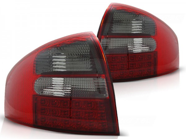 LED Rückleuchten für Audi A6 C5 4B Limo Bj. 97-04 Rot/Smoke