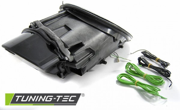 Xenon Scheinwerfer LED Tagfahrlicht Optik für Porsche 911 997 Bj. 04-08 Schwarz