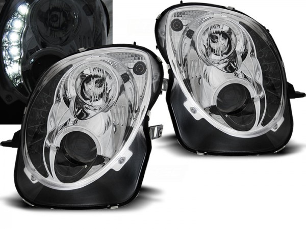 Scheinwerfer DRL LED Tagfahrlicht für Alfa Romeo Mito Bj. 08-18 Chrom