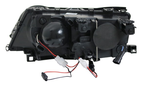 "Bundle 6" Scheinwerfer Angel Eyes + LED Rückleuchten für BMW E46 Limo Bj. 01-05