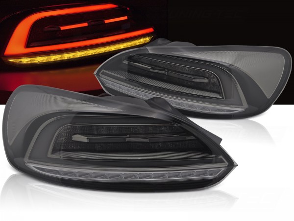 LED Lightbar Rückleuchten für VW Scirocco 3 (III) Bj. 08-14 Smoke mit dynamischen Blinker