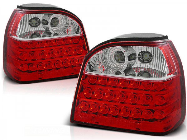 LED Rückleuchten für VW Golf 3 (III) Limo Bj. 91-98 Rot