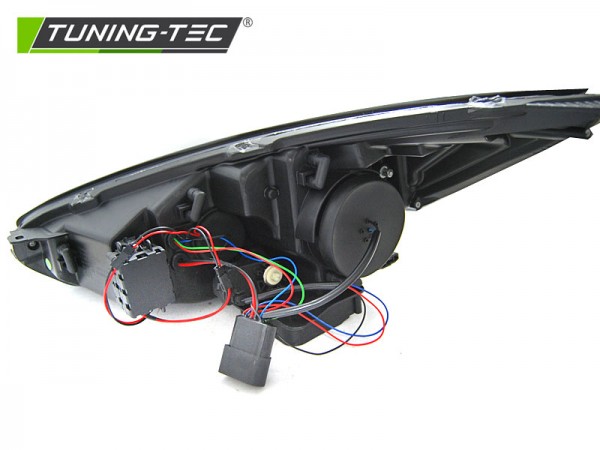 Scheinwerfer DRL LED Tagfahrlicht für Ford Focus 3 Bj. 15-18 Chrom mit dynamischem Blinker